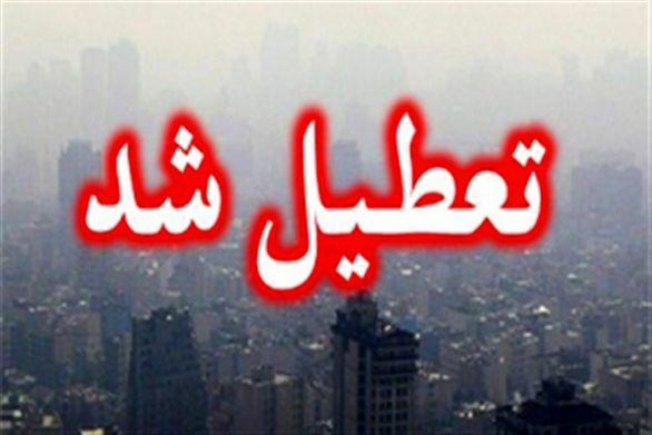 اعلام تعطیلی 4 شهر خوزستان بدلیل آلودگی
