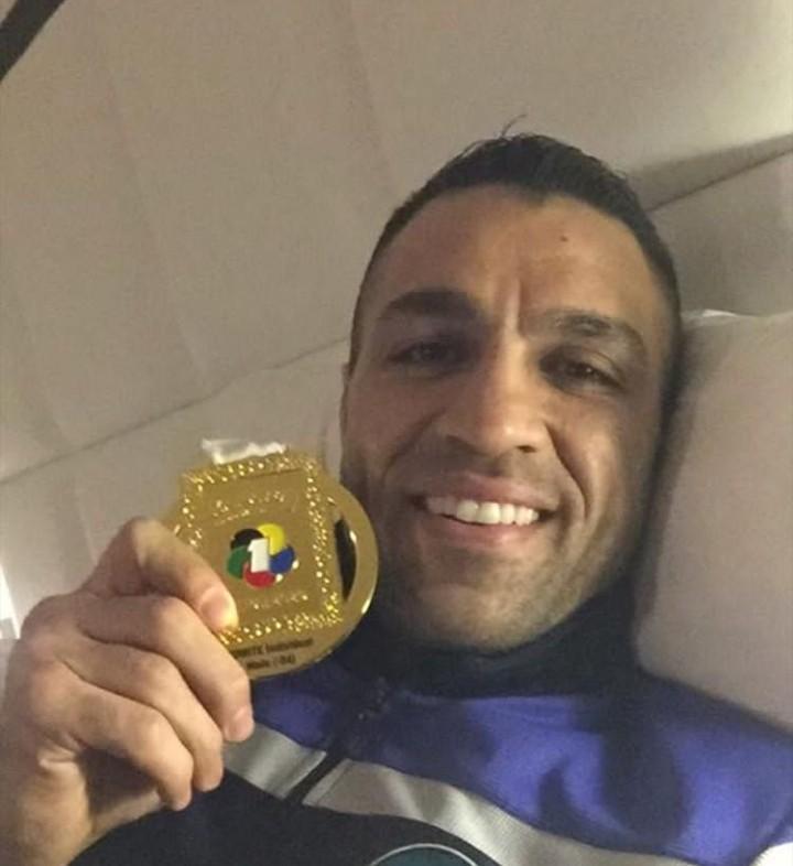 آرامش کاپیتان تیم ملی کاراته پس از کسب مدال طلا