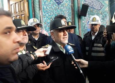 خبرنگاران فرمانده نیروی انتظامی تهران بزرگ رای خود را به صندوق انداخت
