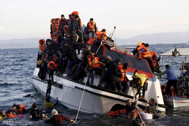 عبور پناهجویان از دریای اژه متوقف شد