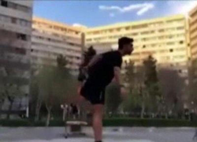 قرار ورزشی اهالی اکباتان از پشت شیشه های شفاف