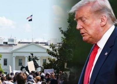 ترامپ: برای مدت کوتاهی به پناهگاه کاخ سفید رفتم، گفتند شاید روزی لازم شود