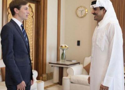 رایزنی کوشنر با امیر قطر در دوحه
