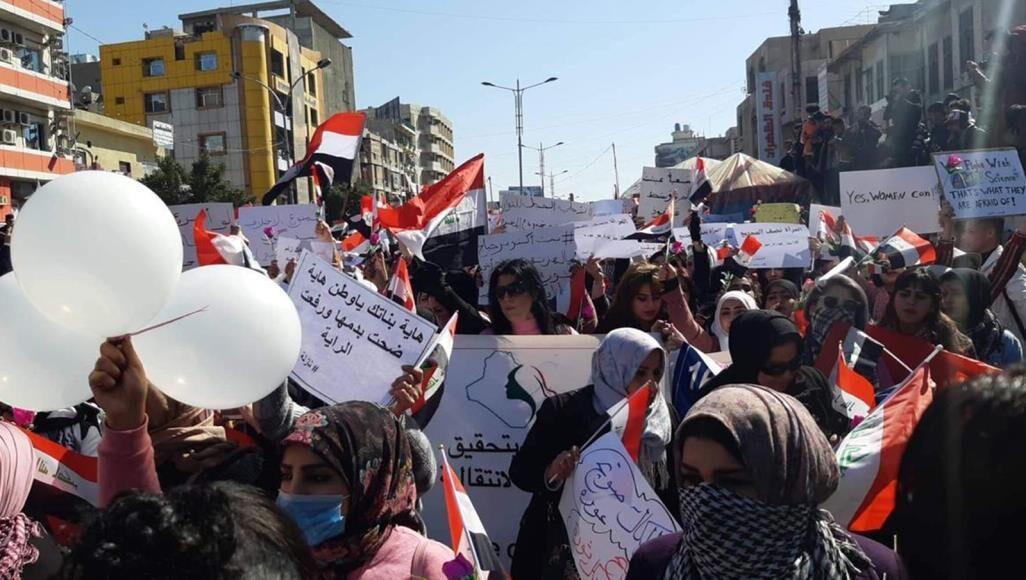 خبرنگاران منطقه امنیتی سبز بغداد در حلقه اعتراضات