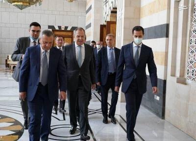 خبرنگاران لاوروف با اسد در دمشق ملاقات کرد
