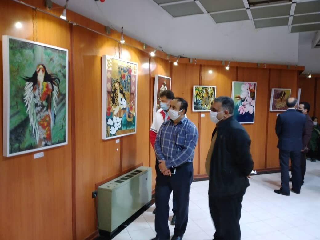 خبرنگاران برپایی نمایشگاه نقاشی و دیدار مسئولان با رزمندگان خبرنگاران برپایی نمایشگاه نقاشی و ملاقات مسئولان با رزمندگان در آستارا
