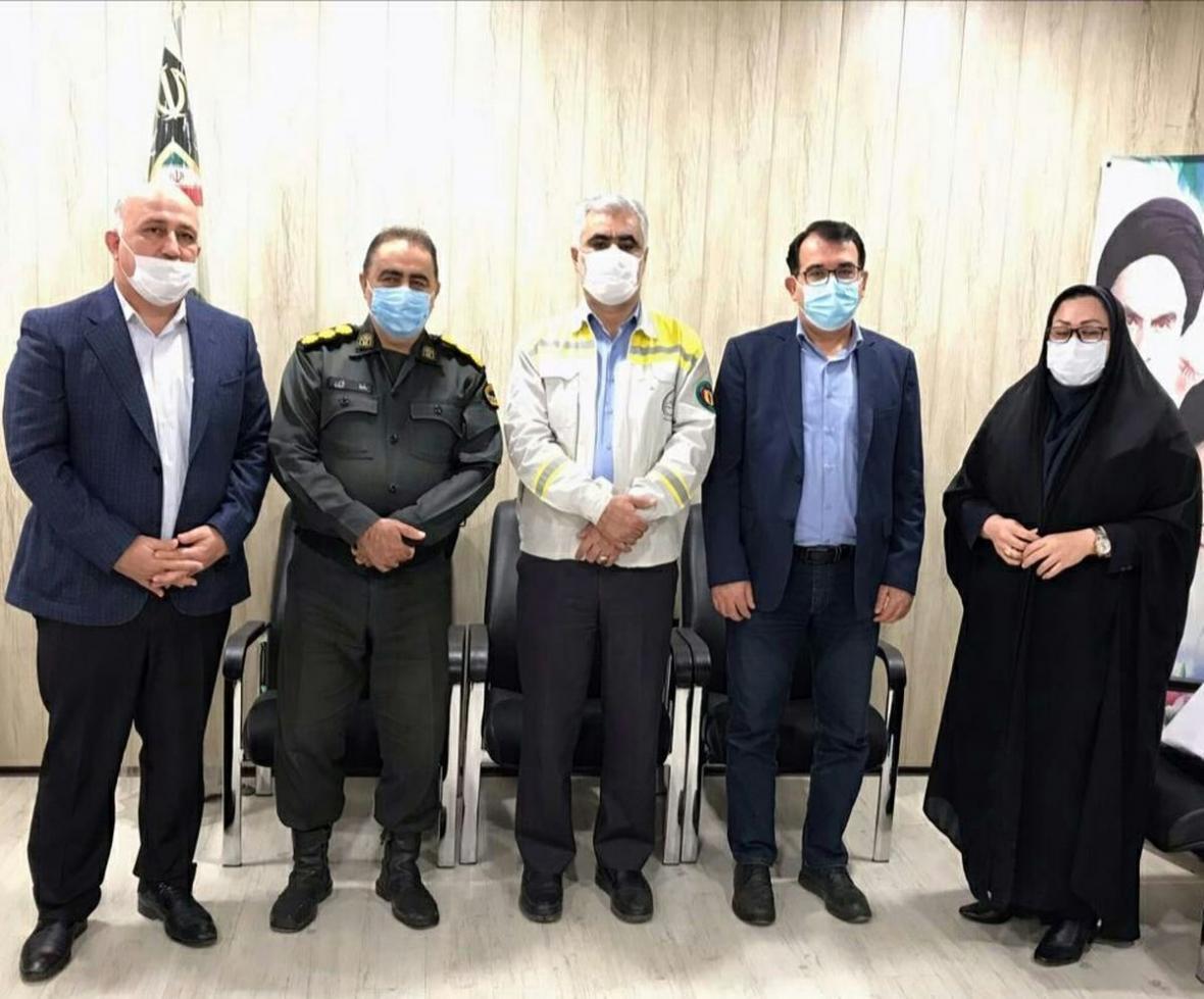 تقدیر مدیرعامل پتروشیمی اروند از سبزجامه گان نیروی انتظامی ماهشهر