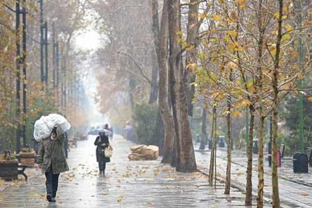 بارش باران در بیشتر نقاط ایران