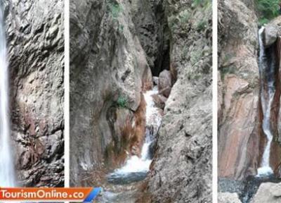 آبشارهای قیزیل چیر بدلان نگین جاذبه های گردشگری خوی