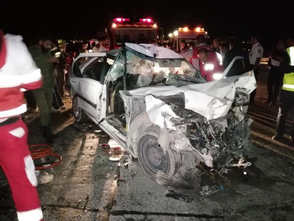 خبرنگاران سانحه رانندگی در جاده اهواز - هفتکل 2 کشته بر جا گذاشت