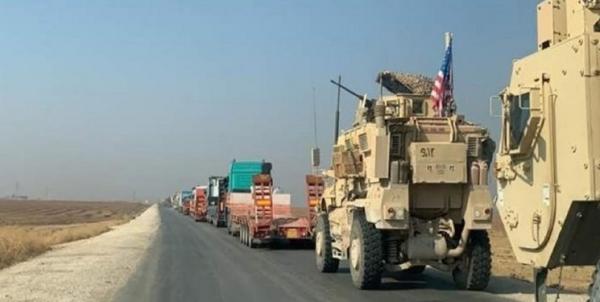 کاروان عظیم نظامی آمریکا از عراق راهی سوریه شد