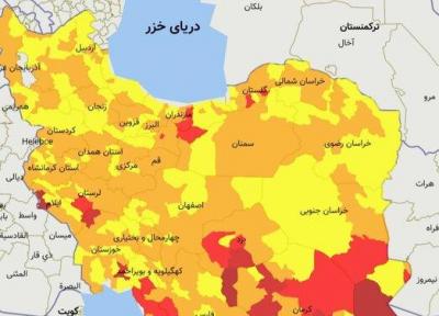 شرایط قرمز در 63 شهر ، قرمز شدن تهران قطعی است