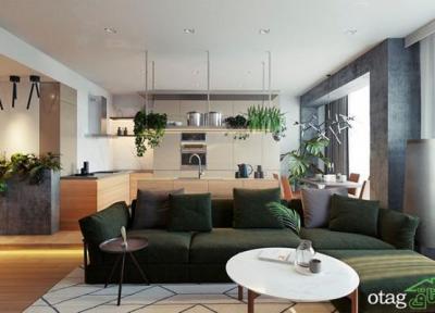 22 مدل آپارتمان پلان باز و پیوسته با طراحی مدرن و ساده