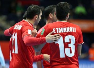 صعود ایران به یک چهارم نهایی جام جهانی فوتسال با برد میلیمتری مقابل ازبکستان