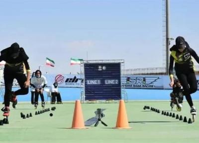 خاتمه مرحله اول لیگ اسکیت فری استایل بانوان