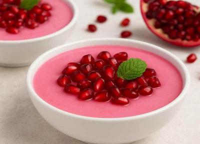 طرز تهیه فرنی انار قرمز و خوش رنگ ، چطور با ژله انار فرنی درست کنم؟